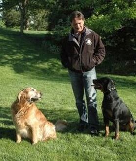 Ron with Charlie and Sadie